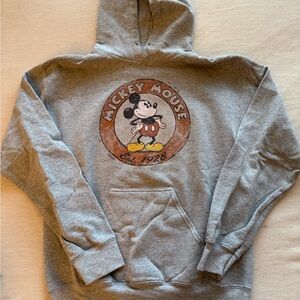 Disney Gray Mickey Mouse Hoodie